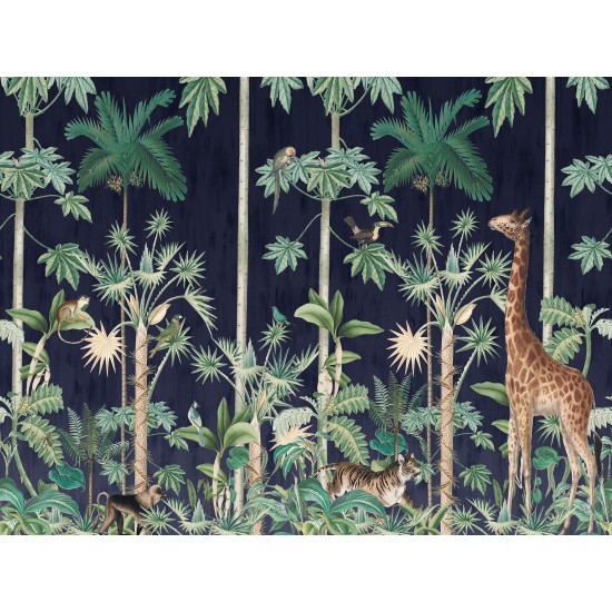 Giraffe's Stroll, Nightfall