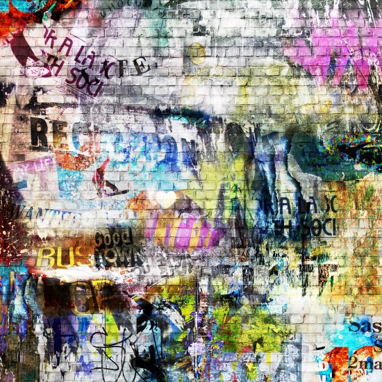 Street Art, Brick Wall