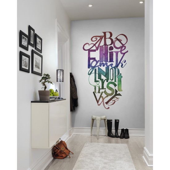 Ink Letter, Rainbow Ink Letter, Rainbow